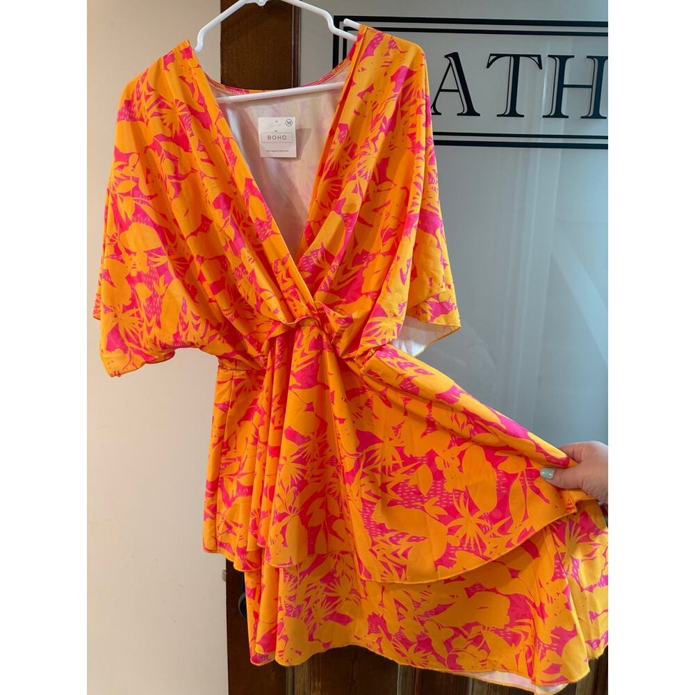 Boho Dress NEW! Great colors! MSRP $90 - Picture 4 of 8